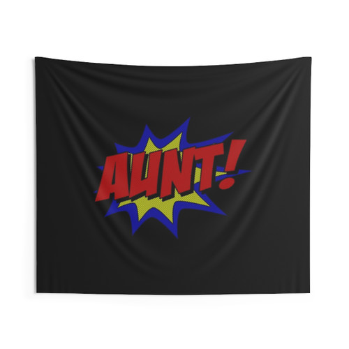 Superhero Aunt Tapestry - Celebrate your Superhero Aunt