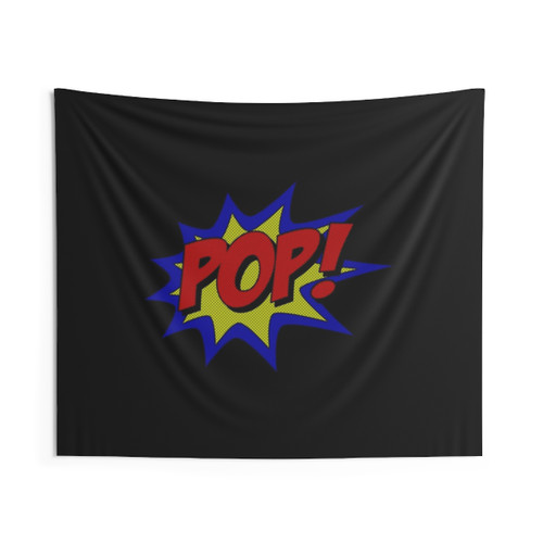 Superhero Pop Art Tapestry - Vibrant Wall Decor