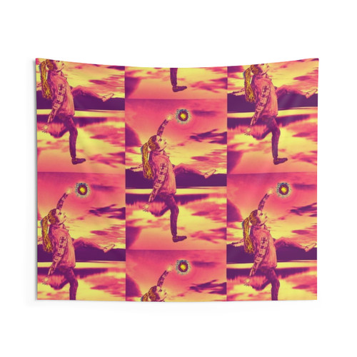 Colorful Superhero Trippy Tapestry