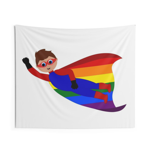 LGBTQ Superhero Tapestry