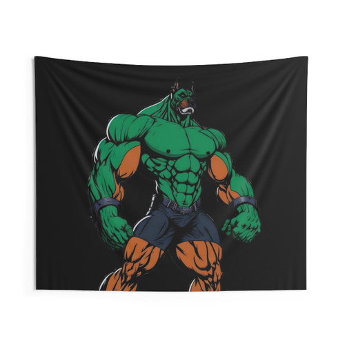 Heroic Doberman Superhero Tapestry