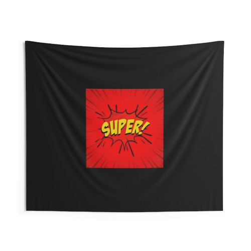 Superhero Symbol Chiffon Tapestry