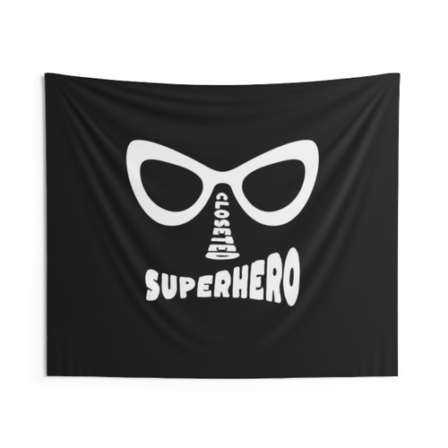 Closeted Superhero Tapestry Wall Hanging