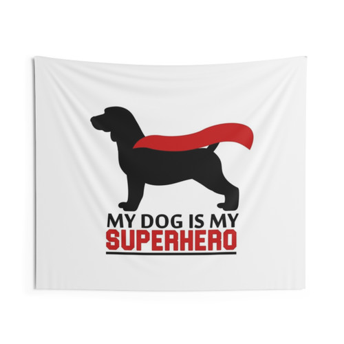 Beagle Superhero Tapestry