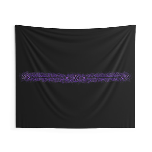 Purple Superhero Archer Tapestry