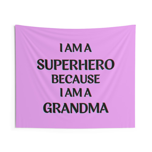 Superhero Grandma Tapestry