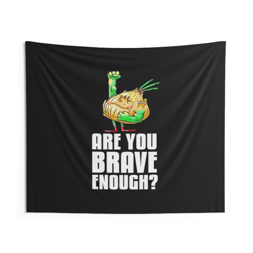 Strong Onion Foodietoon Superhero Tapestry