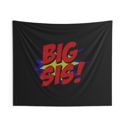 Superhero Big Sister Tapestry Wall Hanging Art