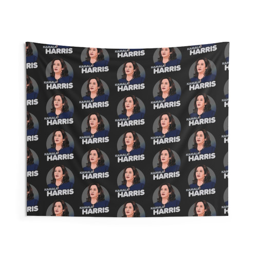 Kamala Harris Superhero Tapestry