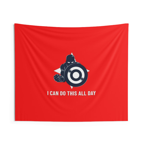 Superhero Soldier Patriotic Tapestry