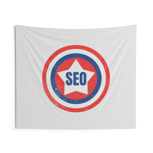 SEO Superhero Tapestry for Digital Marketing Professionals