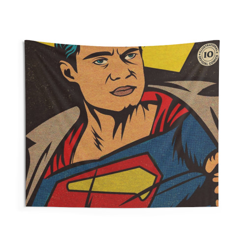 David Corenswet Superhero Tapestry - Superhero Art