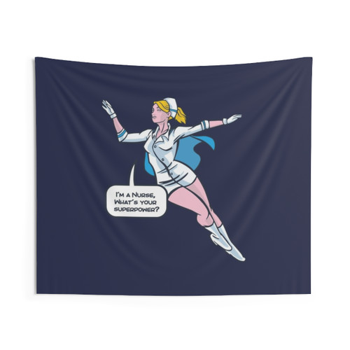 Nurse Superhero Tapestry