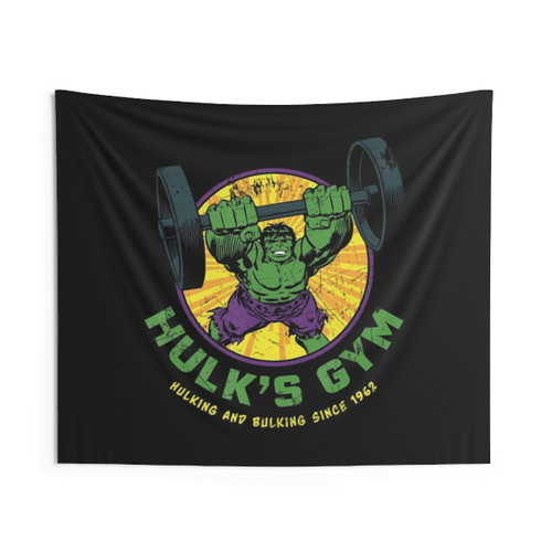 Vintage Superhero Gym Tapestry