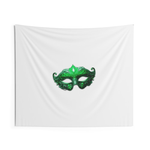 Vibrant Green Superhero Tapestry Wall Decor