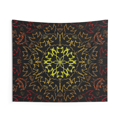 Cursed Kaleidoscope Bats Tapestry
