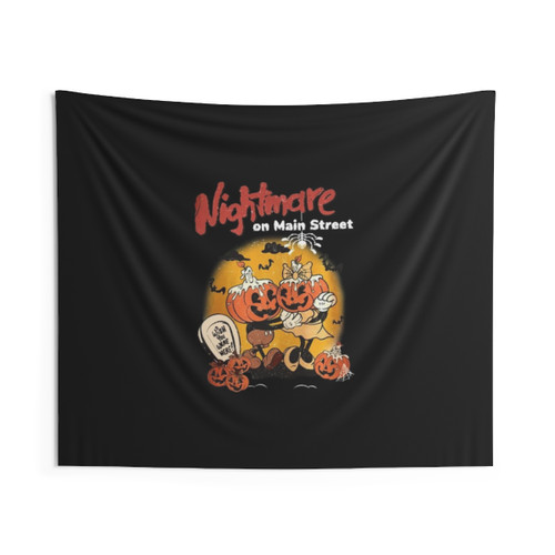 Vintage Halloween Pumpkin Head Tapestry