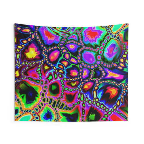 Colorful Abstract Shapes Tapestry
