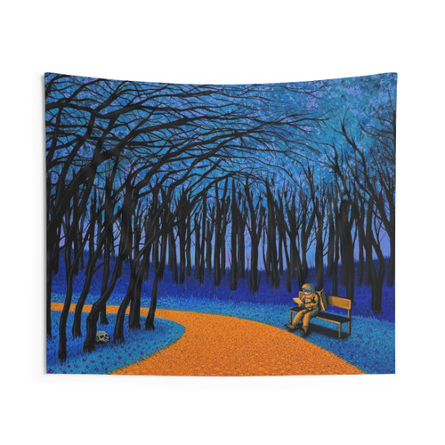 Surreal Astronaut Tapestry - A Letter From Home