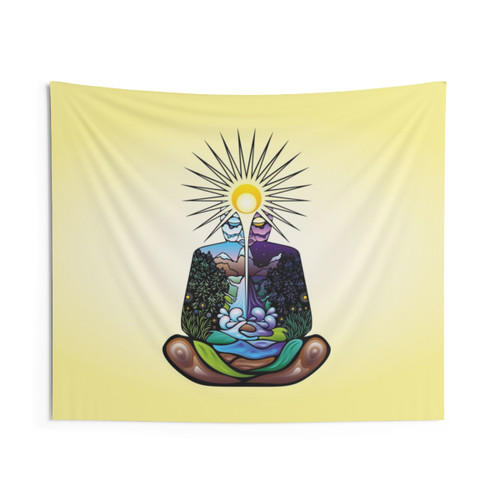 Psychedelic Meditation Tapestry