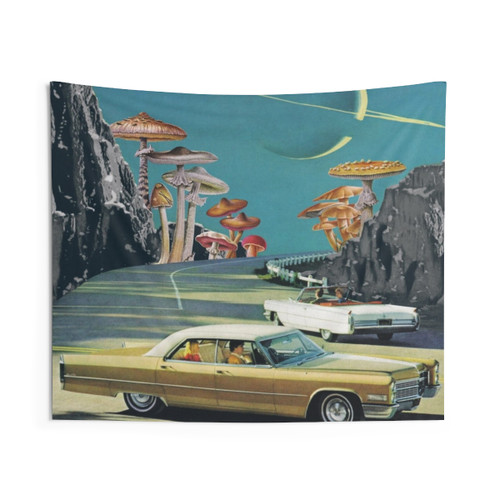 Psychedelic Road Trip Tapestry