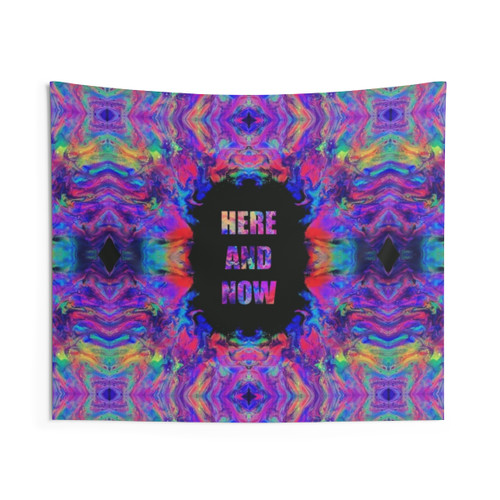 Here And Now Psychedelic Tapestry