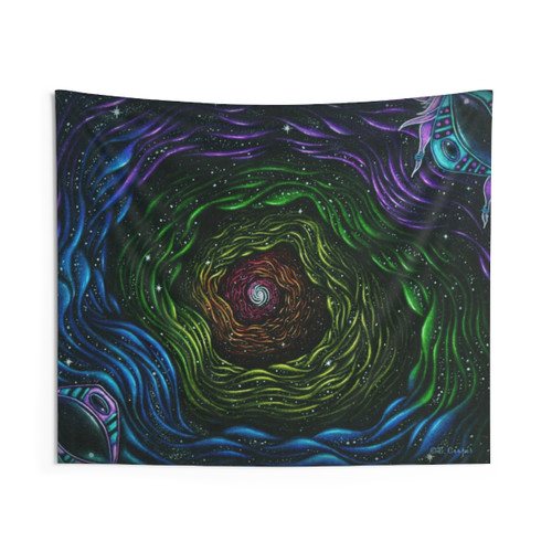 Colorful Indigenous Matter Tapestry