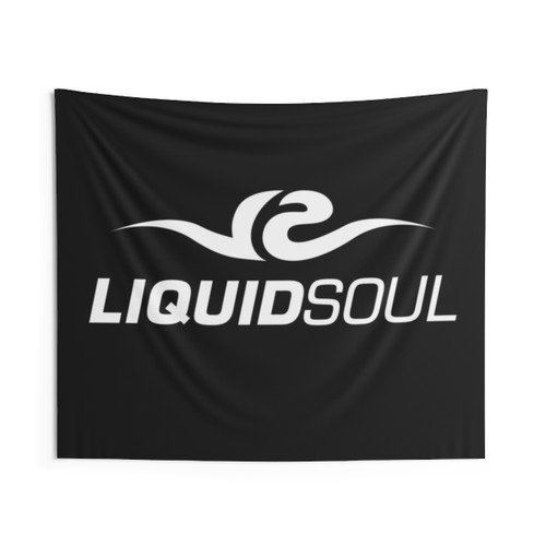 Liquid Soul Logo Psychedelic Tapestry