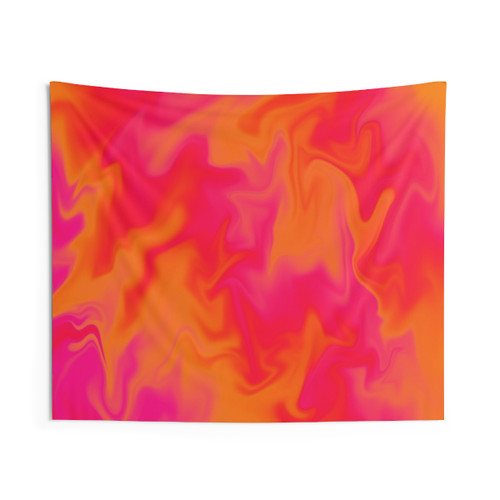 Colorful Marble Fusion Design Tapestry