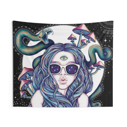 Trippy Moonlight Tapestry Wall Hanging