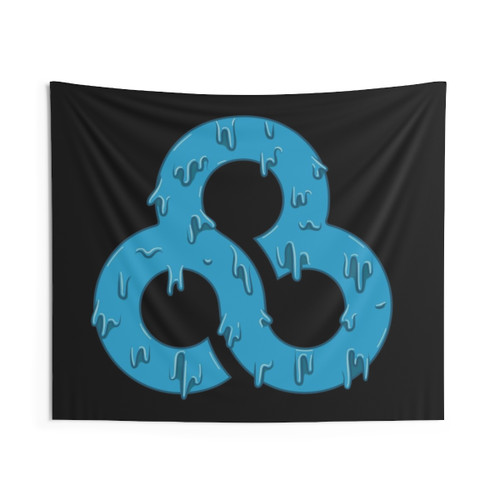 Bonnaroo Grime Blue Fanart Tapestry