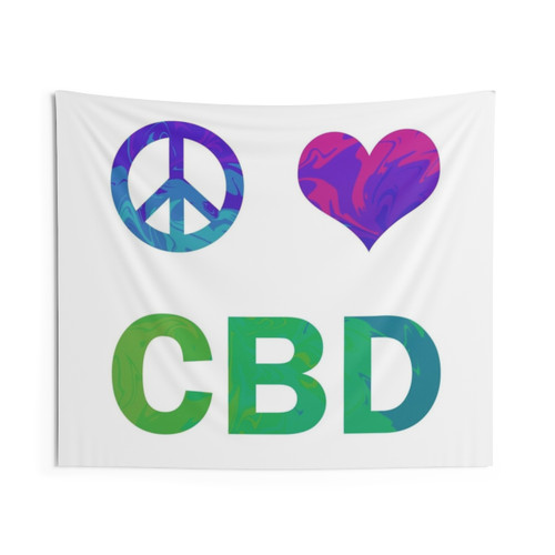 Trippy CBD Tapestry Wall Decor