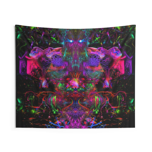 7 Temporal Spirits Visionary Art Tapestry