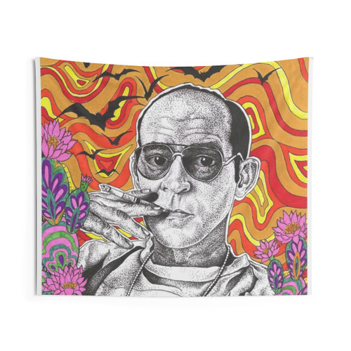 Fear and Loathing in Las Vegas Psychedelic Tapestry