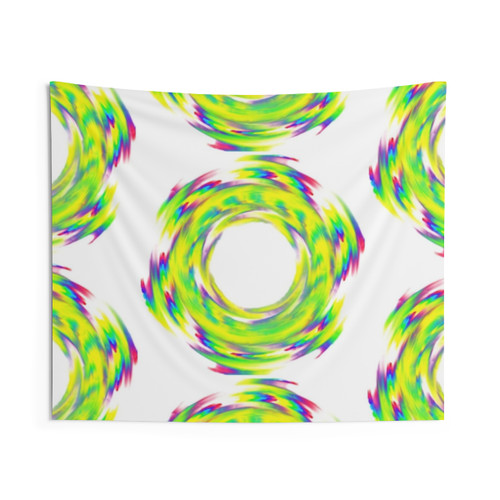 Trippy Circle Tapestry for Bedroom Wall Decor