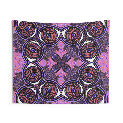 Psychedelic Hyperspace Peers Back Tapestry
