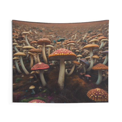 Psychedelic Mushroom Tapestry