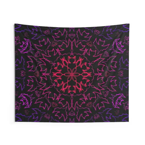 Cursed Kaleidoscope Bats Tapestry
