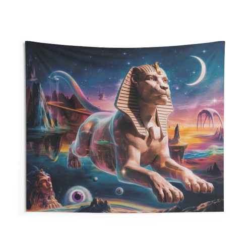 Psychedelic Sphynx Cat Tapestry