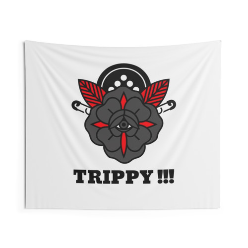Trippy Psychedelic Tapestry Wall Hanging