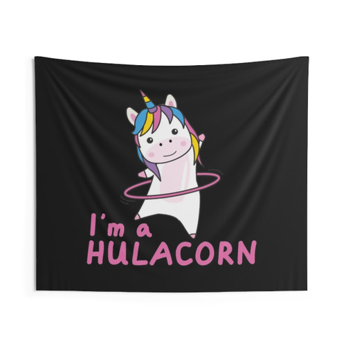 Hulacorn said Hi Unicorn Tapestry