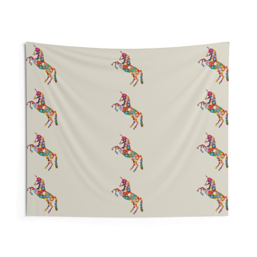 Floral Unicorn Tapestry - Trending Unicorn Decor