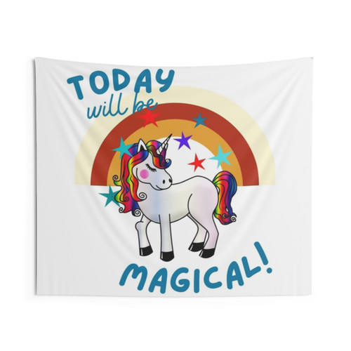 Magical Unicorn Coloring Pages Tapestry