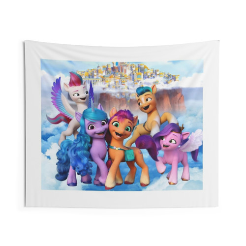 My Little Pony Gen 5 Tapestry Featuring Flying Ponies