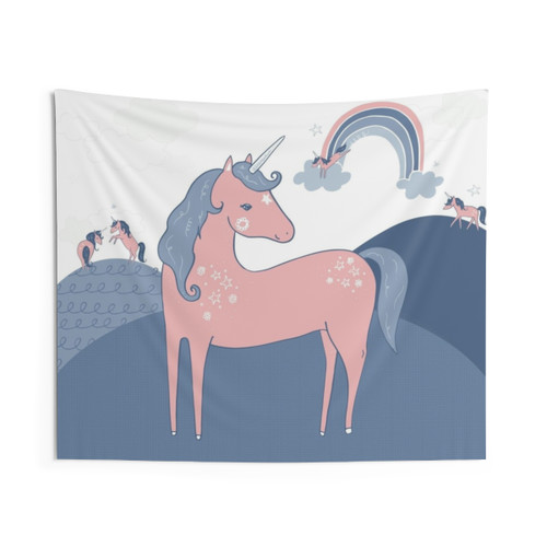 Unicorn Hills Tapestry - Magical Tapestry Wall Decor