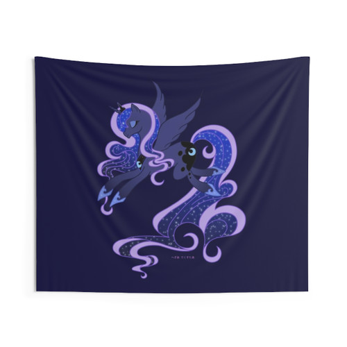 Dreaming Luna Tapestry - Magical Unicorn Wall Art