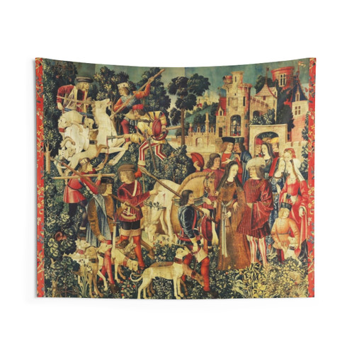 Unicorn Tapestry: Mythical Fantasy Wall Art