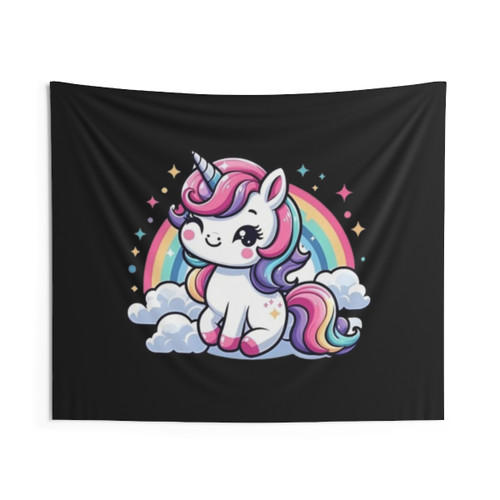 Cute Unicorn Tapestry for Bedroom or Dorm Wall Decor