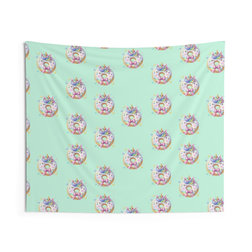 Unicorn Donuts Tapestry - Whimsical Wall Hanging