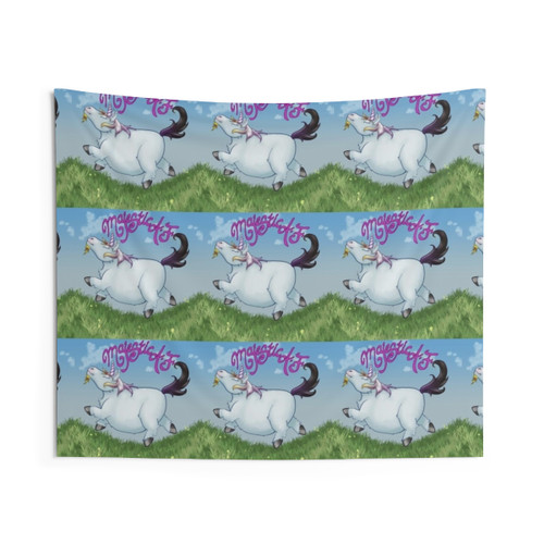 Enby Majestic Unicorn Tapestry